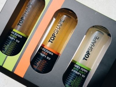 משקה ויטמינים של המותג TOPSHAPE נחת לראשונה בישראל . סקירה דוסיז צרכנות