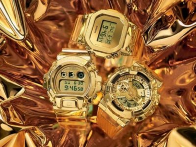 מותג השעונים SHOCK-G מבית CASIO, מציג קולקציית שעונים מוזהבים- זהב על היד! סקירה דוסיז צרכנות